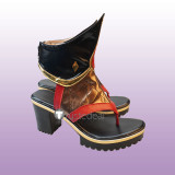 Genshin Impact Yelan Kuki Shinobu Ninja Cosplay Shoes Boots