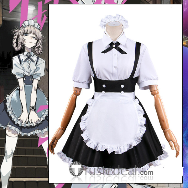 Yofukashi no Uta Call of the Night Nazuna Nanakusa White Black Maid Outfit Cosplay Costume