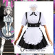Yofukashi no Uta Call of the Night Nazuna Nanakusa White Black Maid Outfit Cosplay Costume