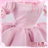 1/3 Delusion Shugo Chara Utau Hoshina Tsukiyomi Pink Angel Seraphic Charm Cosplay Costume Dress