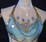 League of Legends Prestige Ocean Song Seraphine Cosplay Costume