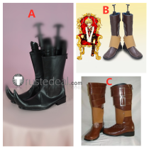 Pandora Hearts Oz Vessalius Cheshire Cosplay Boots Shoes