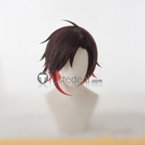 RWBY Ruby Rose Volume 7 Black Red Cosplay Wig