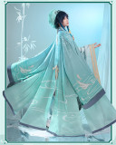 1/3 Delusion Genshin Impact Wendy Venti Green Chinese Clothing Cosplay Costume