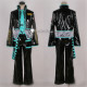 Vocaloid Hatsune Mikuo Black Blue Cosplay Costume