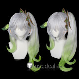 Genshin Impact Tighnari Nilou Collei Dori Nahida Fischl Blonde Pink Red Silver Green Cosplay Wigs Ears