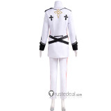 The Great Ace Attorney Kazuma Asougi White Uniform Cosplay Costume