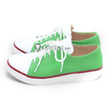 Ya Boy Kongming Eiko Tsukimi Green White Cosplay Shoes Boots