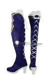 Hyperdimension Neptunia Noire Purple Blue Black Cosplay Shoes Boots
