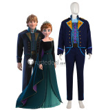 Frozen 2 Disney King Kristoff Bjorgman Wedding Suit Cosplay Costumes