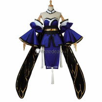 Fate Extra Fate Grand Order FGO Caster Tamamo no Mae Fox Tail Ears Cosplay Costume