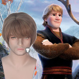 Frozen Disney Prince Hans Kristoff Bjorgman Brown Cosplay Wigs