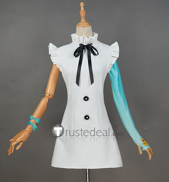 One Piece Film Red 2022 Uta White Dress Coat Cosplay Costume