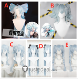 Girls Frontline PA-15 Blue Ponytails Cosplay Wigs