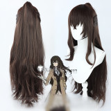 Bungou Stray Dogs Osamu Dazai Genderband Female Brown Cosplay Wigs