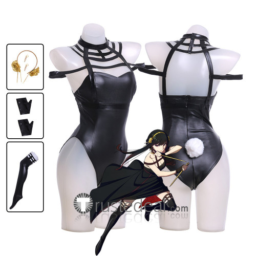 SPY x FAMILY Yor Forger Black Bunny Suit Cosplay Costume