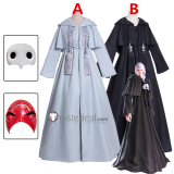 Final Fantasy XIV 14 Venat Emet-Selch Themis Hythlodaeus White Black Robes Cosplay Costumes