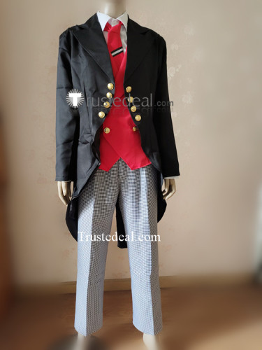 Black Butler Kuroshitsuji Public School Arc Weston College P4 Edgar Redmond Cosplay Costume