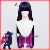 Panty & Stocking with Garterbelt Stocking Blue Purple Pink Cosplay Wigs