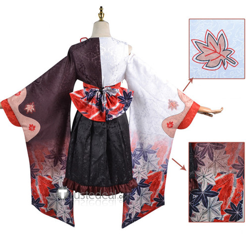 Genshin Impact Kaedehara Kazuha Genderbend Female Girl Kimono Cosplay Costume