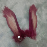 Final Fantasy XIV FF14 Viera White Black Pink Cosplay Ears Accessories