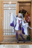 Vocaloid 2018 Snow Miku Hatsune Kimono Yuki Witch Kagura Cosplay Costume 2