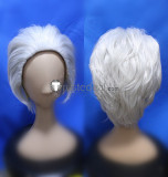 One Piece Smoker Silver White Cosplay Wig