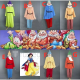 Snow White and the Seven Dwarfs Doc Grumpy Happy Sleep Bashful Sneezy Dopey Cosplay Costume