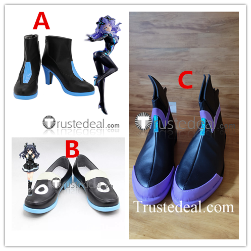 Megadimension Neptunia VII Neptune Next Purple Hyperdimension Neptunia Uni Neptune Purple Heart Cosplay Shoes Boots