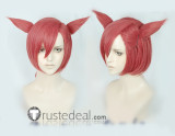 Final Fantasy XIV FF14 Miqo'te G'raha Tia Fandanie Haurchefant Greystone Male Elezen Silver White Blue Black Red Cosplay Wigs
