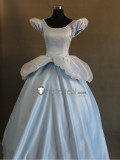 Disney Princess Cinderella Blue Gown Party Halloween Cosplay Costumes