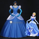 Disney Princess Cinderella Blue Gown Party Halloween Cosplay Costumes