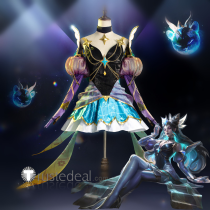 League of Legends LOL Star Guardian Prestige Syndra Cosplay Costume