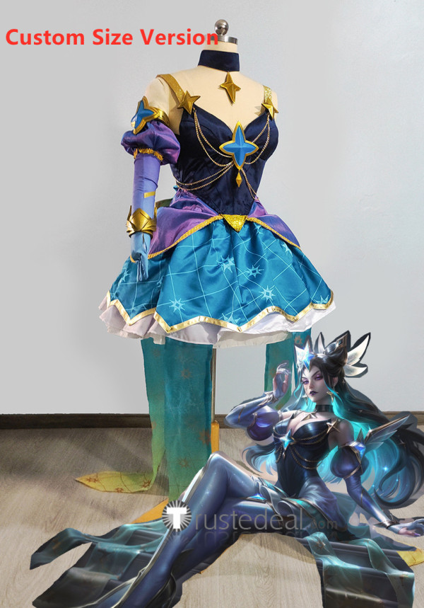 League of Legends LOL Star Guardian Prestige Syndra Cosplay Costume