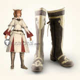 Final Fantasy XIV FF14 FFXIV Gaia Kefka Palazzo Choir Mage Black Cosplay Shoes Boots