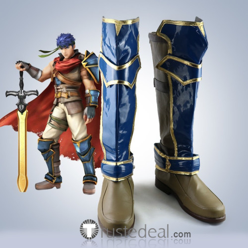 Fire Emblem Ike Marth Cosplay Boots Shoes