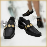 Final Fantasy XIV FF14 Gaia Kefka Palazzo Choir Mage Black Cosplay Shoes Boots