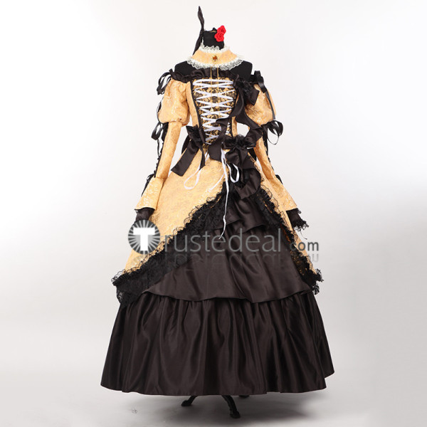 Vocaloid Aku no Meshitsukai Servant of Evil Daughter of Evil Kagamine Rin Cosplay Costume