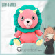 SPY x FAMILY Yor Anya Pink Cosplay Doll Plushie