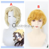 Mobile Suit Gundam Mineva Lao Zabi Rau Le Creuset Blonde Styled Cosplay Wigs
