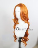 Bleach Matsumoto Rangiku Long Orange Blonde Styled Cosplay Wigs