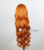 Bleach Matsumoto Rangiku Long Orange Blonde Styled Cosplay Wigs