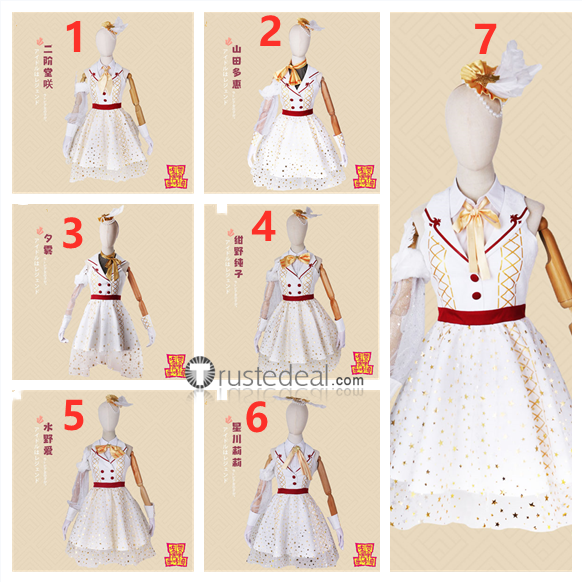 Zombie Land Saga Revenge Sakura Ai Saki Yugiri Lyli Tae Junko Stage Idols Cosplay Costumes