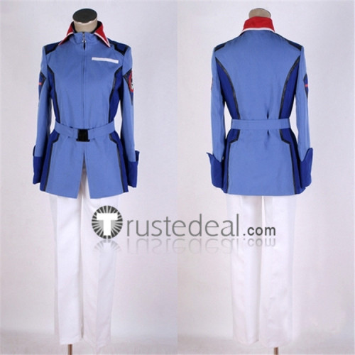Mobile Suit Gundam SEED Kira Yamato Earth Alliance Military Uniform Cosplay Costume