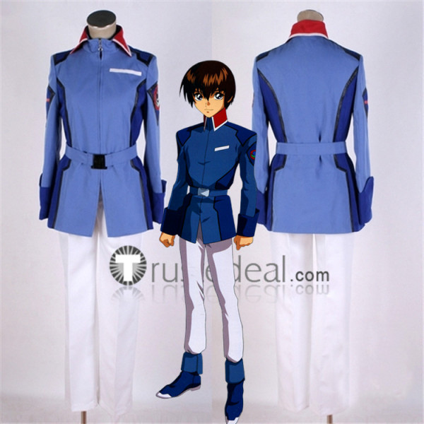 Mobile Suit Gundam SEED Kira Yamato Earth Alliance Military Uniform Cosplay Costume