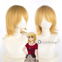 Gundam Seed Cagalli Yula Athha Blonde Cosplay Wig