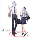 Genshin Impact HeyTea Collaboration Kamisato Ayaka Ayato School Academy Uniform Cosplay Costumes