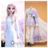 Frozen2 Disney Princess Elsa Genderbend Prince Male Cosplay Costume