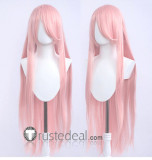Vocaloid Luka Megurine Long Pink Straight Curly Cosplay Wigs 100cm