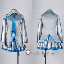 Vocaloid Snow Miku Hatsune Blue Cosplay Costume
